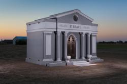 Private granite mausoleum
